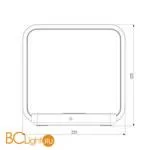 Настольный светильник Eurosvet Frame 80502/1 белый - Фото 4