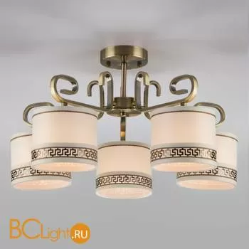 Потолочная люстра Eurosvet Frangia 60086/5 античная бронза