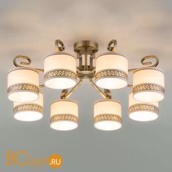 Потолочная люстра Eurosvet Frangia 60086/8 античная бронза - Фото 1