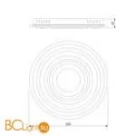 Потолочный светильник Eurosvet Freeze 90209/1 белый - Фото 3