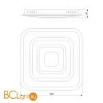 Потолочный светильник Eurosvet Freeze 90211/1 белый - Фото 3