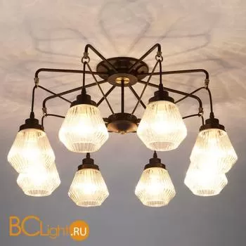 Потолочная люстра Eurosvet Fraegat 70078/8 черный - Фото 0