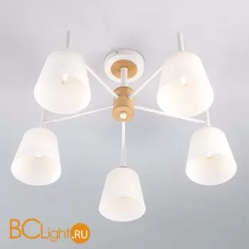 Потолочная люстра Eurosvet Fresco 70085/5 белый - Фото 1