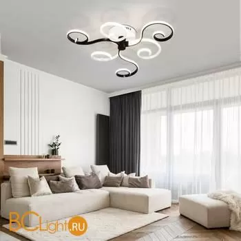 Люстра Eurosvet Friori 90149/3 белый / черный