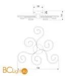 Люстра Eurosvet Friori 90149/3 белый / черный - Фото 4