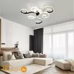 Люстра Eurosvet Friori 90149/3 белый / черный