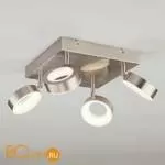 Потолочный светильник Eurosvet Frisco 20065/4 сатин-никель 24W - Фото 0