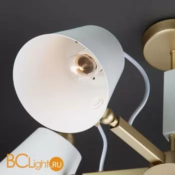 Потолочная люстра Eurosvet Frozen 70083/5 золото - Фото 6