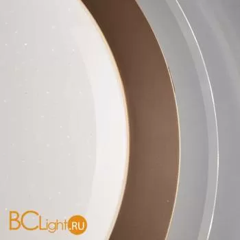 Потолочный светильник Eurosvet Fusion 40002/1 LED матовое золото 28W - Фото 1