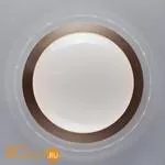 Потолочный светильник Eurosvet Fusion 40002/1 LED матовое золото 28W - Фото 3