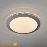 Потолочный светильник Eurosvet Fusion 40002/1 LED матовое серебро 28W - Фото 0