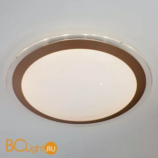 Потолочный светильник Eurosvet Fusion 40003/1 LED матовое золото 42W