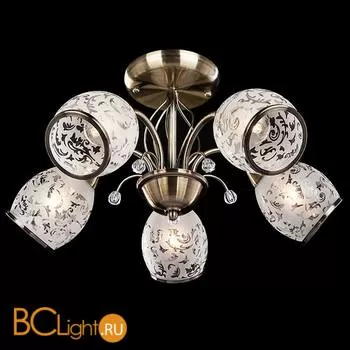 Потолочная люстра Eurosvet Габриэлла 30026/5 античная бронза