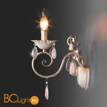 Настенный светильник Eurosvet Galatea 10009/1 золото с белым 00000073168 - Фото 0