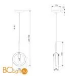 Подвесной светильник Eurosvet Gallo 50121/1 черный - Фото 3