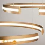 Подвесной светильник Eurosvet Gap 90180/3 золото 160W - Фото 2