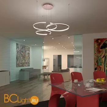 Подвесной светильник Eurosvet Gap 90180/3 сатин-никель 160W - Фото 3