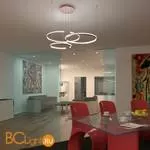 Подвесной светильник Eurosvet Gap 90180/3 сатин-никель 160W - Фото 3