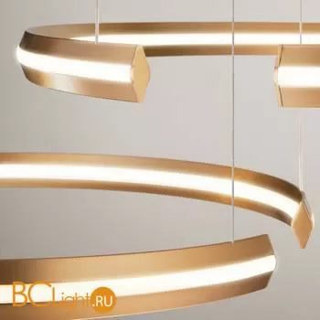 Подвесной светильник Eurosvet Gap 90280/3 золото - Фото 2