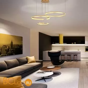 Подвесной светильник Eurosvet Gap 90280/3 золото