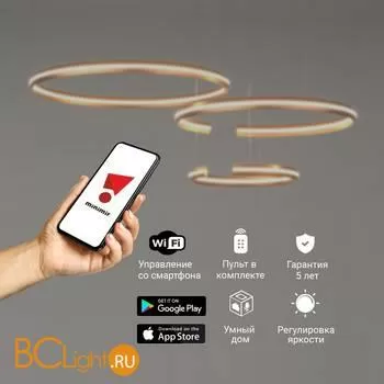 Подвесной светильник Eurosvet Gap 90280/3 золото - Фото 1