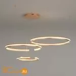 Подвесной светильник Eurosvet Gap 90280/3 золото - Фото 0