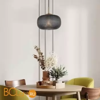 Подвесной светильник Eurosvet Gem new 50262/1 темно-серый a064956 - Фото 3