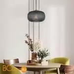 Подвесной светильник Eurosvet Gem new 50262/1 темно-серый a064956 - Фото 3