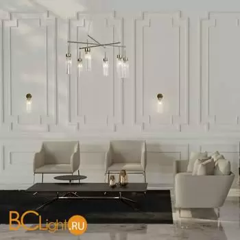 Настенный светильник Eurosvet Gilian new 60163/1 латунь a065760 - Фото 3