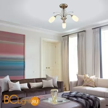 Потолочная люстра Eurosvet Ginevra 30280/3 античная бронза - Фото 1