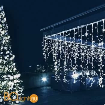 Гирлянда Eurosvet 200-101 белый с эффектом мерцания 2*3 м IP65 a044058