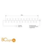 Гирлянда Eurosvet 400-101 белый с эффектом мерцания 10м IP65 a044071 - Фото 3