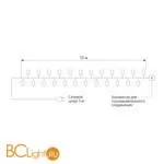 Гирлянда Eurosvet 400-101 теплый белый с эффектом мерцания 10м IP65 a044073 - Фото 4