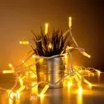 Гирлянда Eurosvet 400-101 теплый белый с эффектом мерцания 10м IP65 a044073