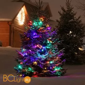 Гирлянда Eurosvet 400-101 мульти с эффектом мерцания 10м IP65 a044074