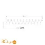 Гирлянда Eurosvet 400-102 белый 20м IP65 a044075 - Фото 3