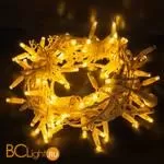 Гирлянда Eurosvet 400-102 теплый белый 20м IP65 a044077 - Фото 2