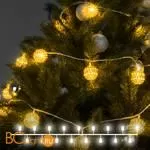 Гирлянда Eurosvet 400-003 золото / теплый белый с эффектом мерцания 2,8 м IP20 a049835