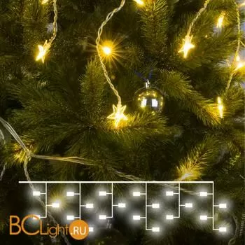 Гирлянда Eurosvet 100-002 теплый белый 1,8*0,5 м IP20 a049842