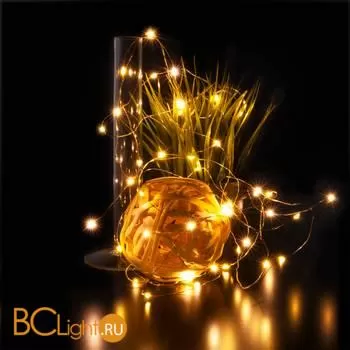 Гирлянда Eurosvet 400-007 теплый белый 5м IP20 a056042 - Фото 0