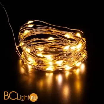 Гирлянда Eurosvet 400-008 теплый белый 10м IP20 a056043 - Фото 1