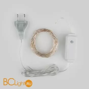 Гирлянда Eurosvet 400-008 теплый белый 10м IP20 a056043 - Фото 3
