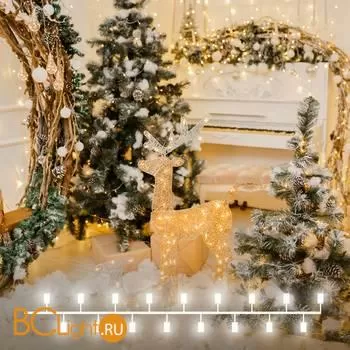 Гирлянда Eurosvet 400-008 теплый белый 10м IP20 a056043 - Фото 0