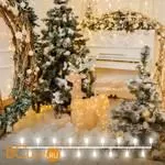 Гирлянда Eurosvet 400-008 теплый белый 10м IP20 a056043 - Фото 0