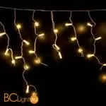 Гирлянда Eurosvet 100-101 теплый белый с эффектом мерцания 3*0,6м IP65 a056076 - Фото 0