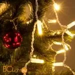 Гирлянда Eurosvet 100-101 теплый белый с эффектом мерцания 3*0,6м IP65 a056076 - Фото 2