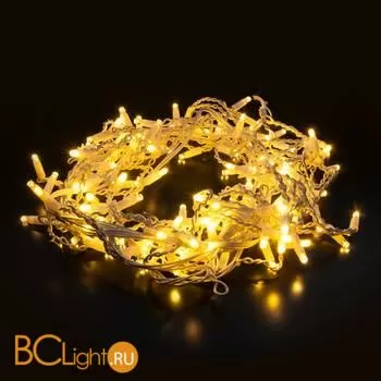 Гирлянда Eurosvet 200-101 теплый белый с эффектом мерцания 2*3м IP65 a056078 - Фото 2