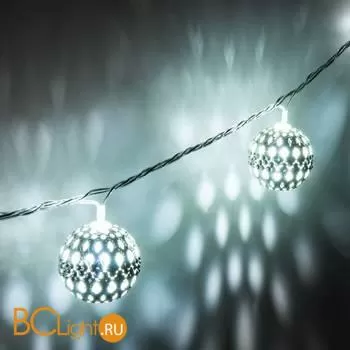 Гирлянда Eurosvet 400-003 хром / холодный белый с эффектом мерцания 2,8 м IP20 a049834 - Фото 1