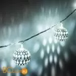 Гирлянда Eurosvet 400-003 хром / холодный белый с эффектом мерцания 2,8 м IP20 a049834 - Фото 1