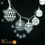 Гирлянда Eurosvet 400-003 хром / холодный белый с эффектом мерцания 2,8 м IP20 a049834 - Фото 3